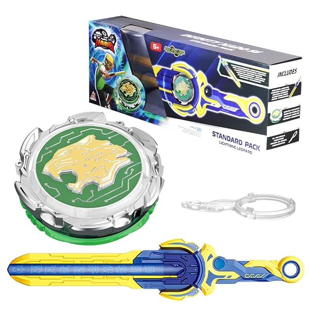 INFINITY NADO peonza para niños Juguete de Metal, Battle Tops peonza Lanzador Juguete