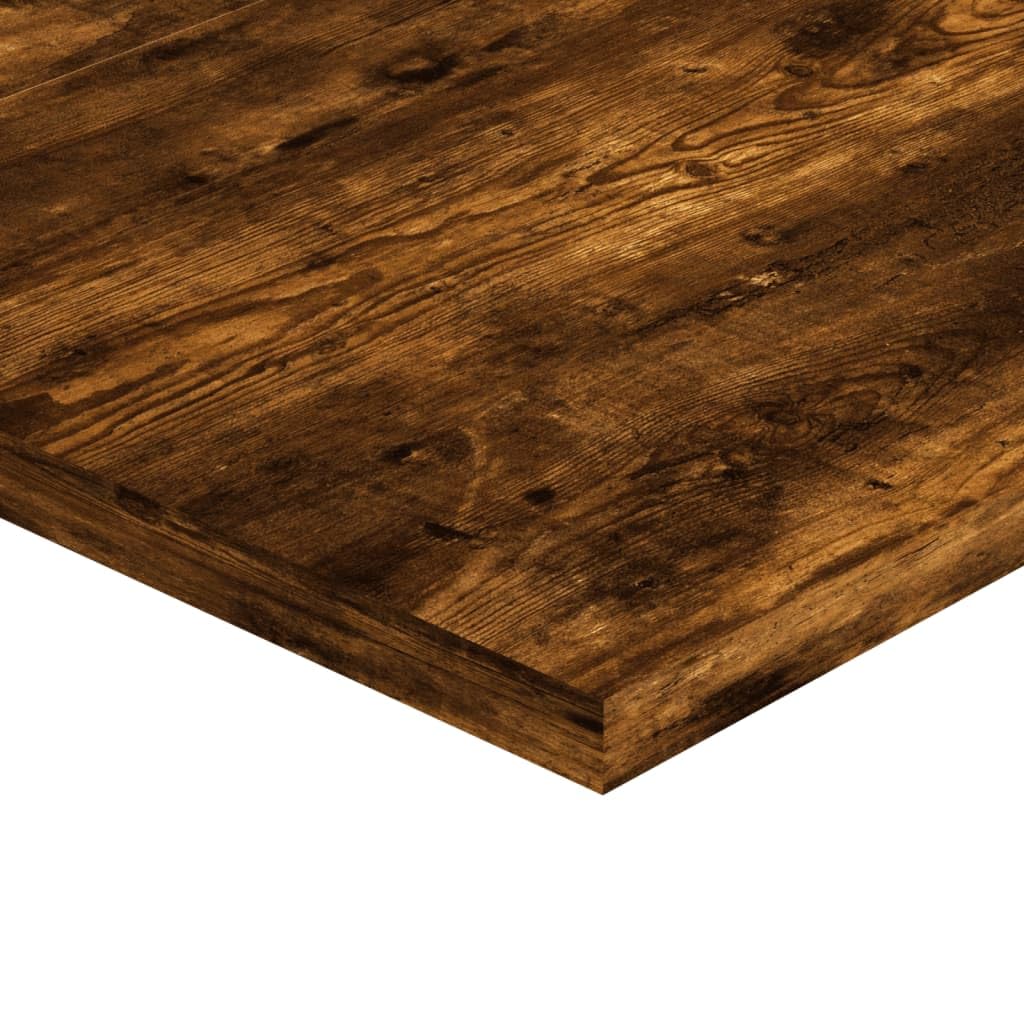 Generisch Wandregale 4 STK. Räuchereiche 60x40x1,5 cm Holzwerkstoff,Regalsysteme,11.66 kg-838243