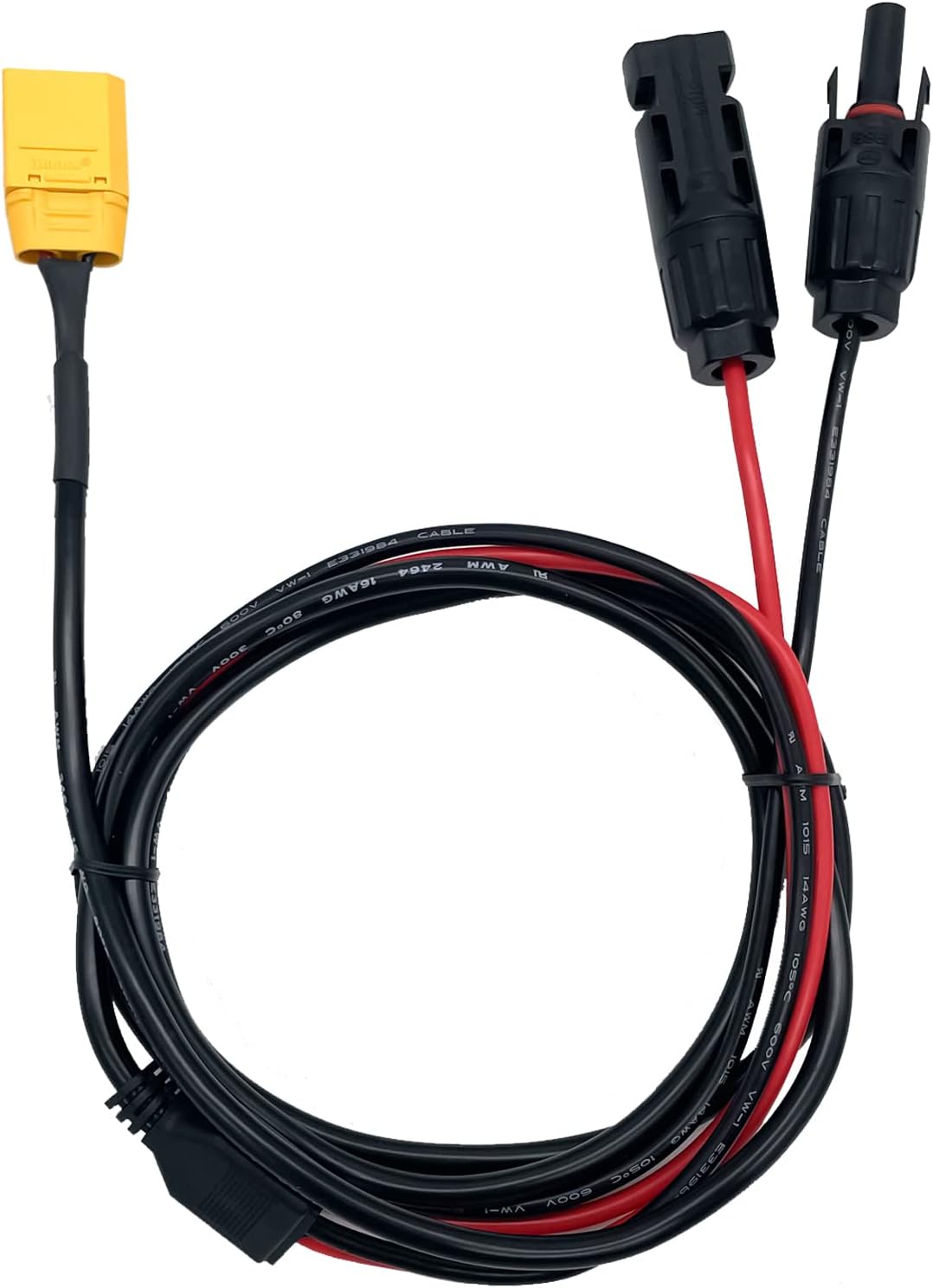 Solar Connector to XT90 Adapter Cable Solar Panel Adapter to XT90 Male