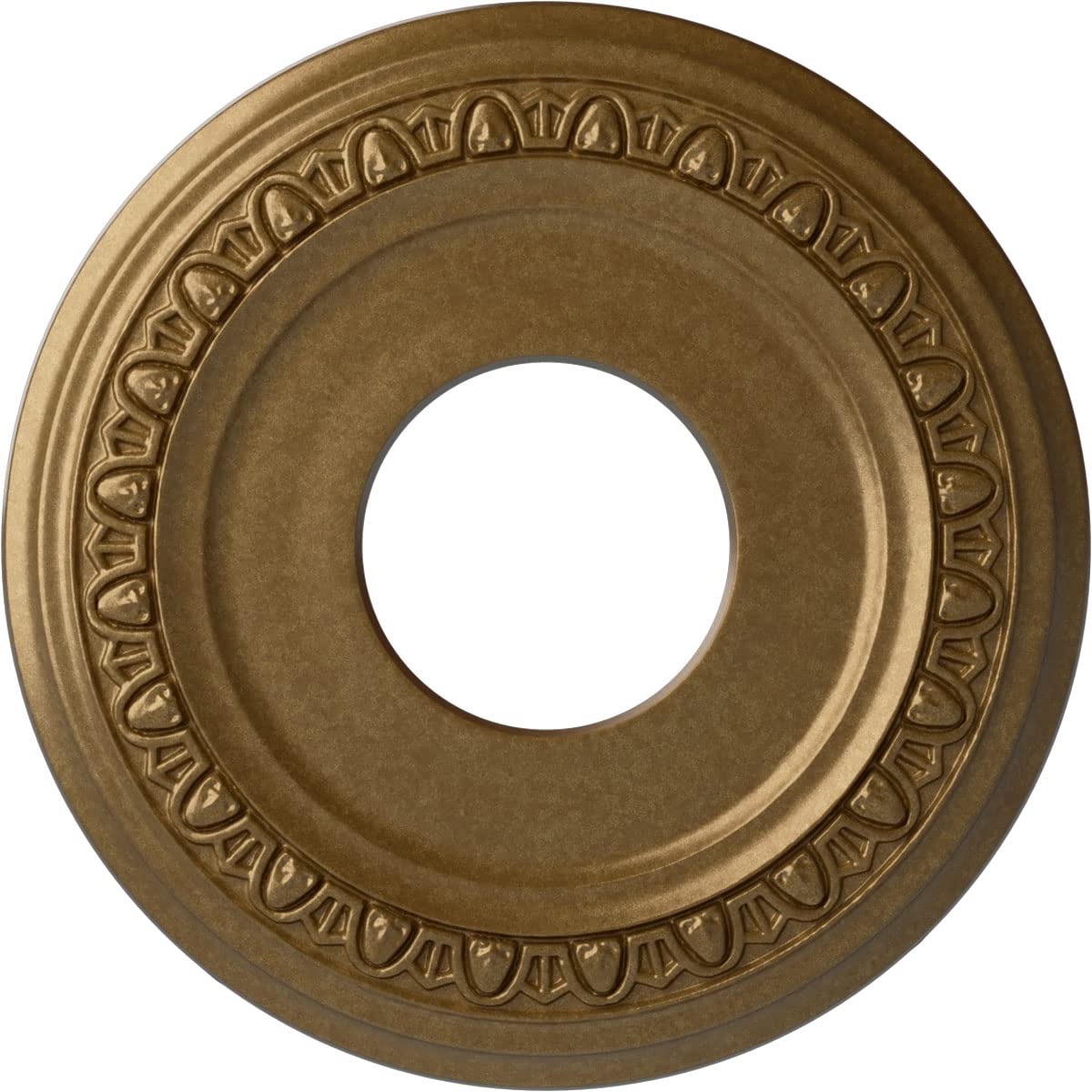Médaillon de plafond Jackson or pâle 31cm pour lustres et lampes