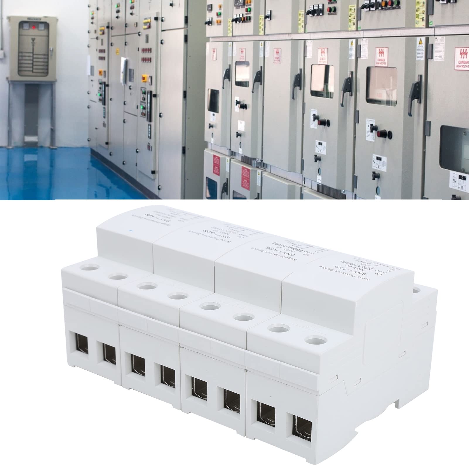 ViaGasaFamido Parafoudre 385VAC 15kA Protection Contre Surtensions, (200KA)