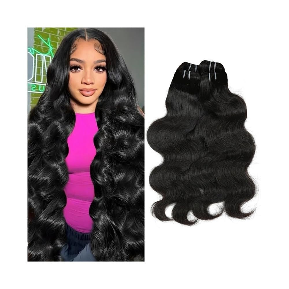 Wykwintne 10-28 cali Podwójne Drawn Virgin Body Wave Bundles 1/3/4 szt. wietnamskie ludzkie włosy nieprzetworzone przedłużanie włosów Szybkie tkanie(28 28 28)