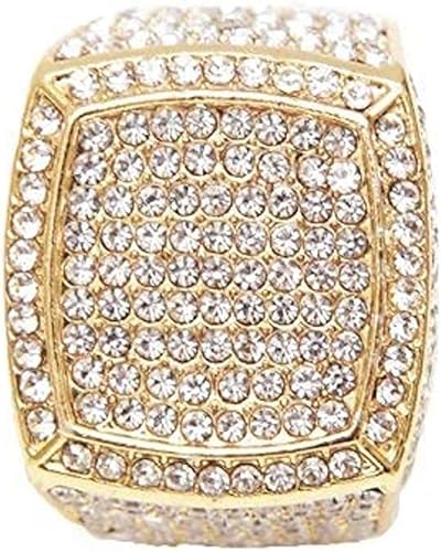 Miniatura 6 de Charles Raymond Bling Bling Hip Hop Iced Out Luxury BIG Oversize Anillo para hombre - 444