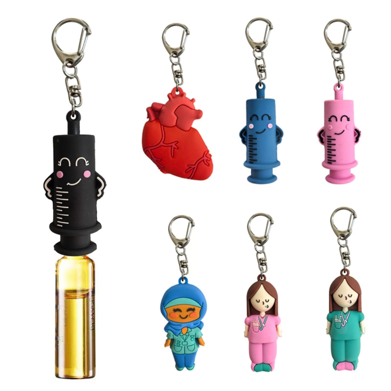 7PCS Nurse Ampule Bottle Opener Keychain CNA Week Gifts, Ampoule Breaker Glass Med Vial Opener Nurse Accessories, CNA Appreciation Week Graduation Gift, for Nurse Doctor Medication Accessories