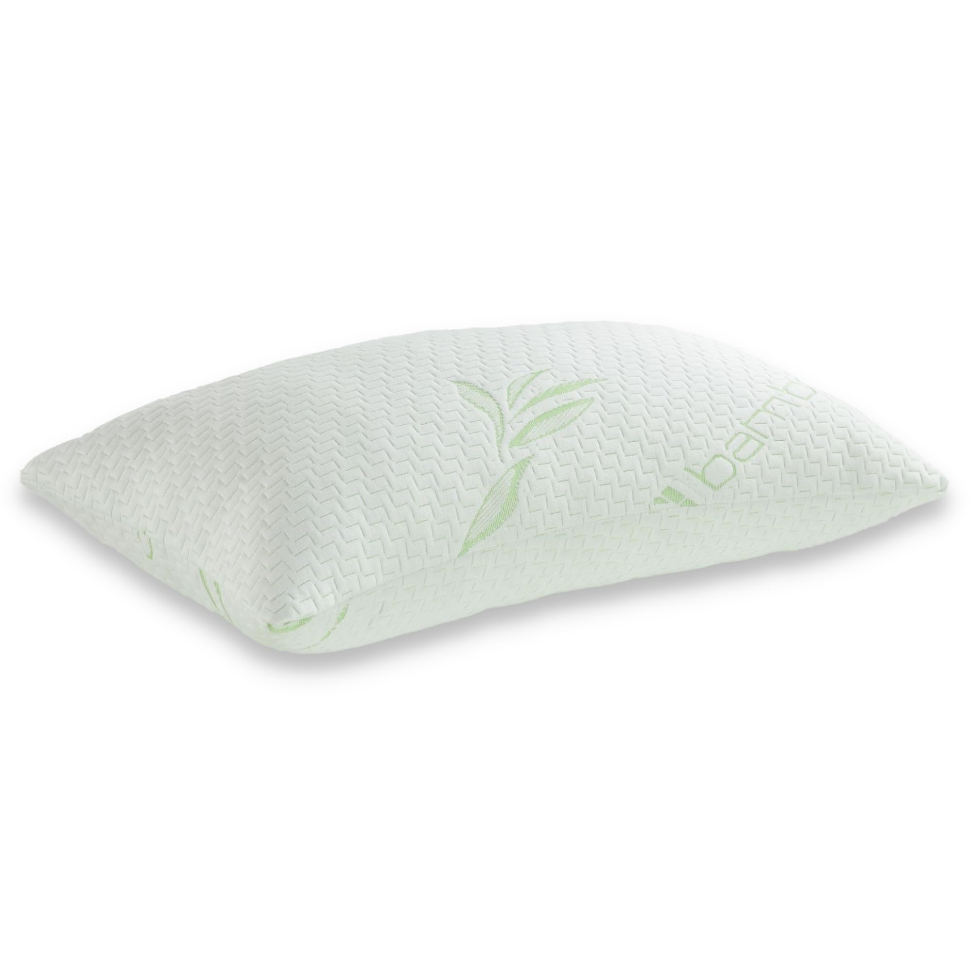 Kampala Hill Quality Memory Foam Pillow with Bamboo Cover 1 Pack Medium Firmess