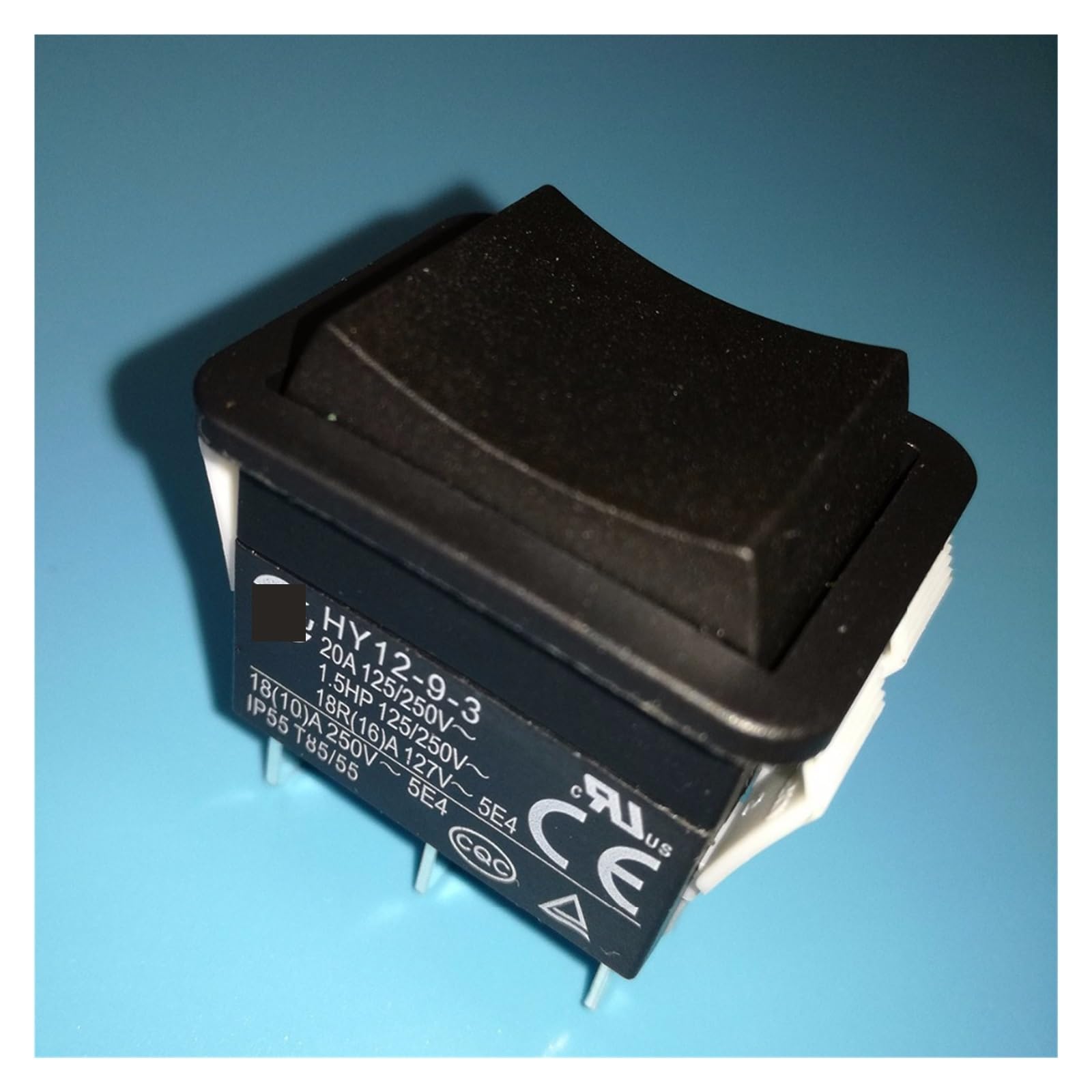 Interruptores de botón 2 uds HY12-9-3 6 Pines botón de Encendido y Apagado Interruptor basculante interruptores de botón for Herramientas eléctricas 125/250V 18/20A