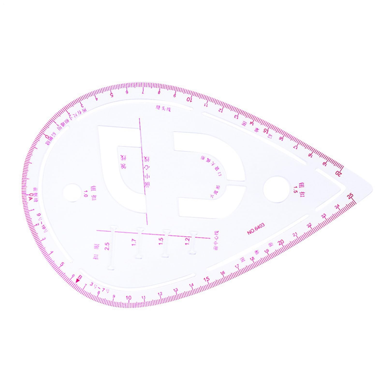 Juego De Reglas De Costura - Accesorios De Corte Y Acolchado,Kit de 7 Piezas de Reglas de Bordado y Costura,Para Quilters Principiantes Diseñadores Ganchillo Tejido Confección De Prendas
