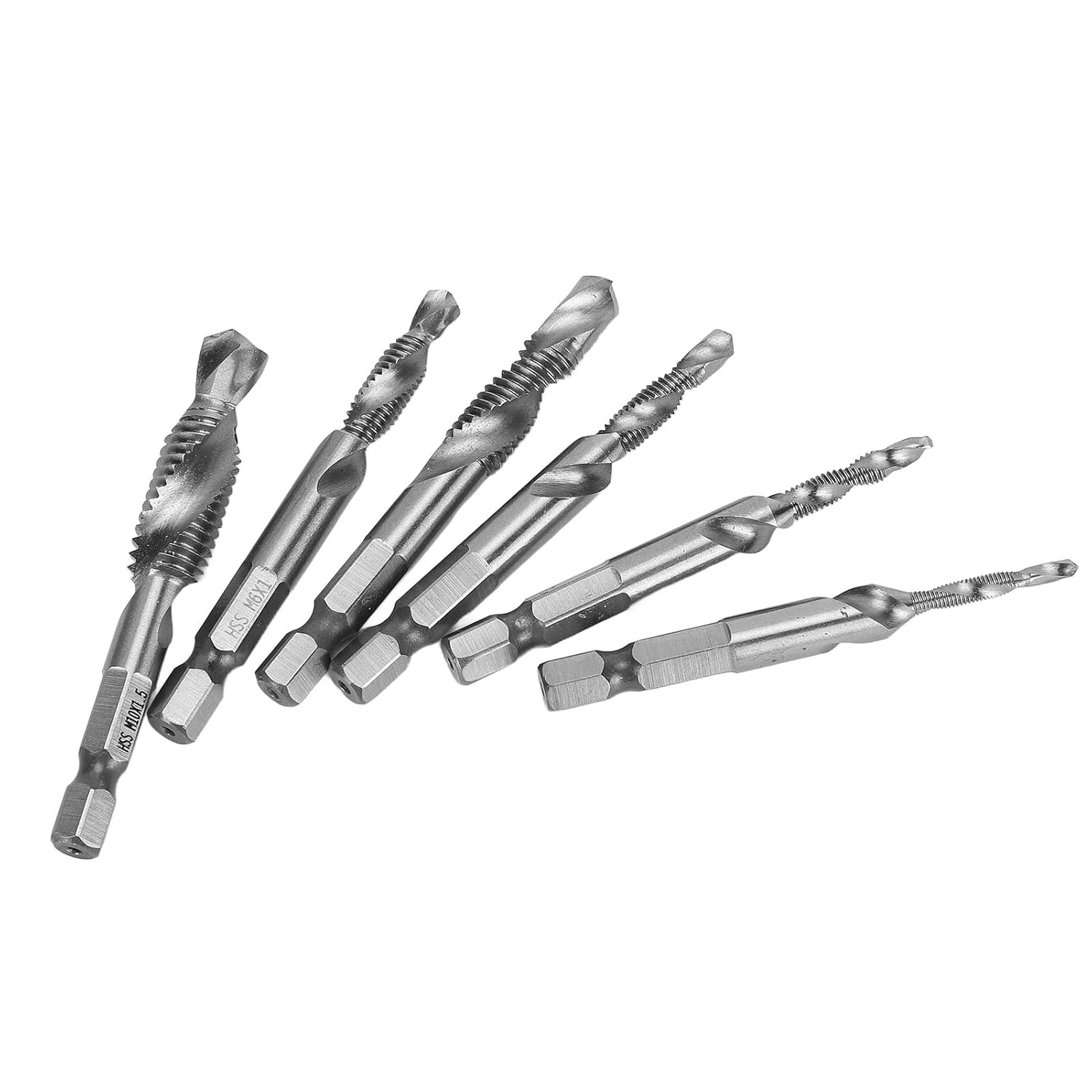 Drilling Taps, Drill Tap Various Sizes High Hardness 1/4in