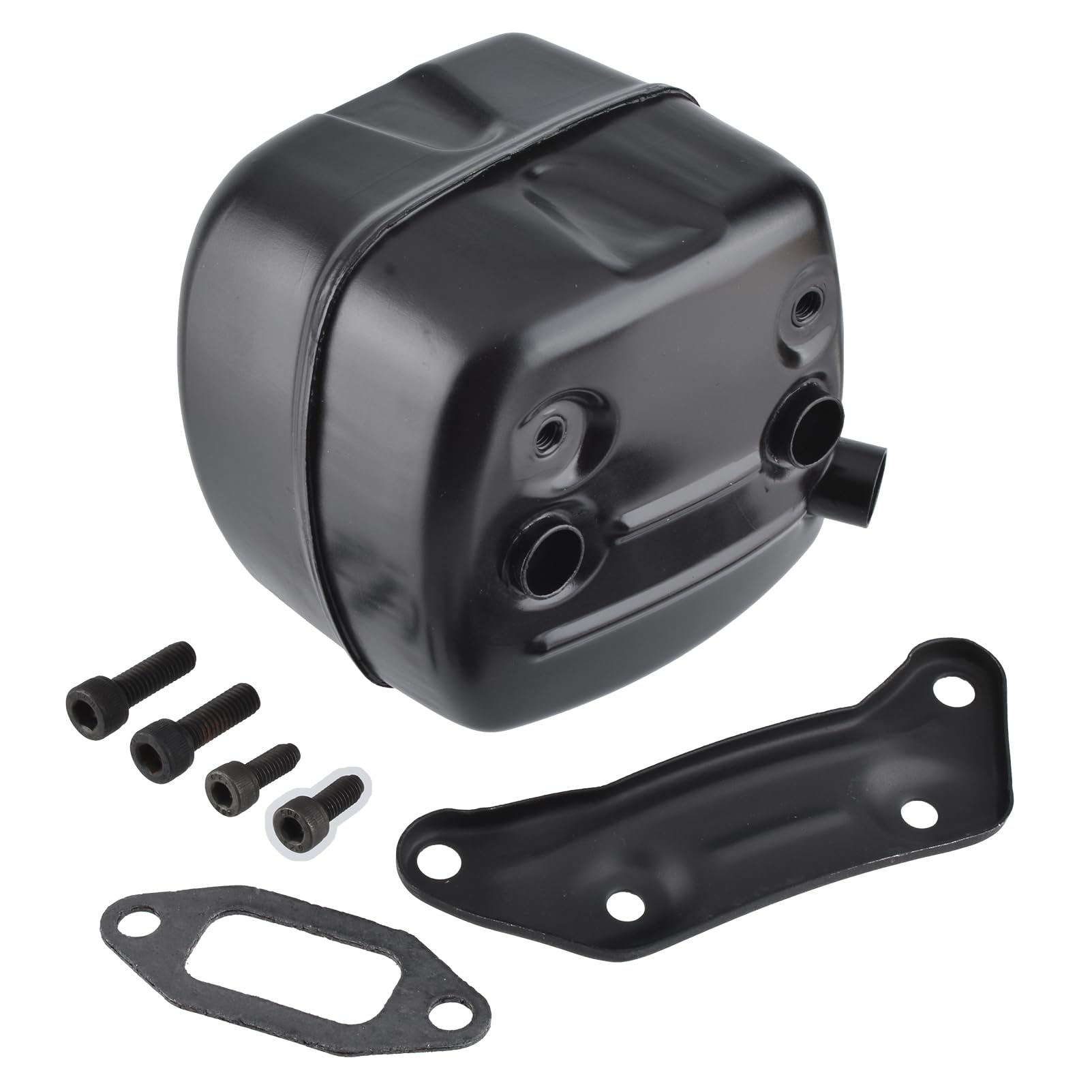 Cancanle Exhaust Muffler with Bracket Gasket Kit for Husqvarna 365 371 372 XP 385 390 XP Chainsaw - Image 2