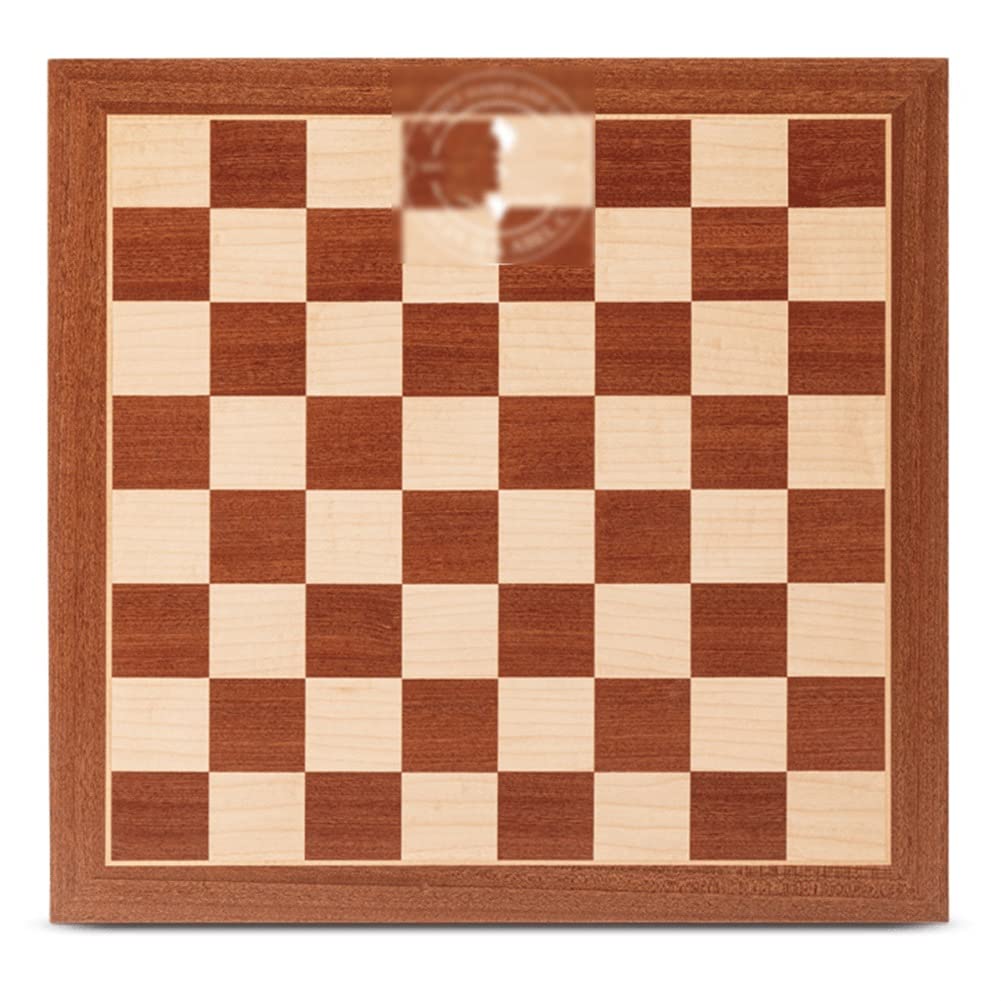 Scacchiera Set Scacchiera Portatile in Legno con Design Antiscivolo Intarsiato in Legno di Mogano E Legno di Acero Scacchiera da Torneo Professionale Set di Scacchi da 18,9 Pollici (Color : Chess Bo
