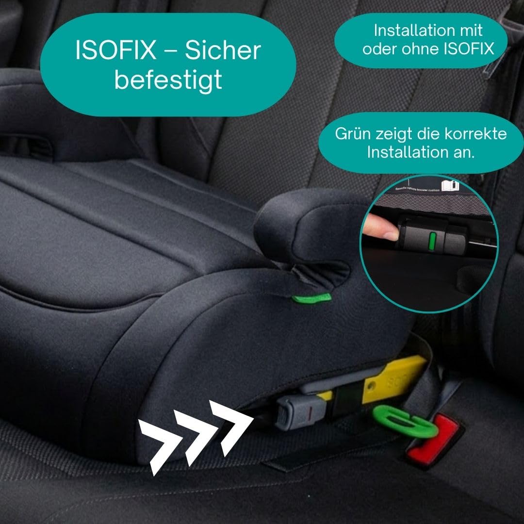 Urban Kanga Wombat Plus Sitzerhöhung 125–150 cm i-Size R129 ISOFIX