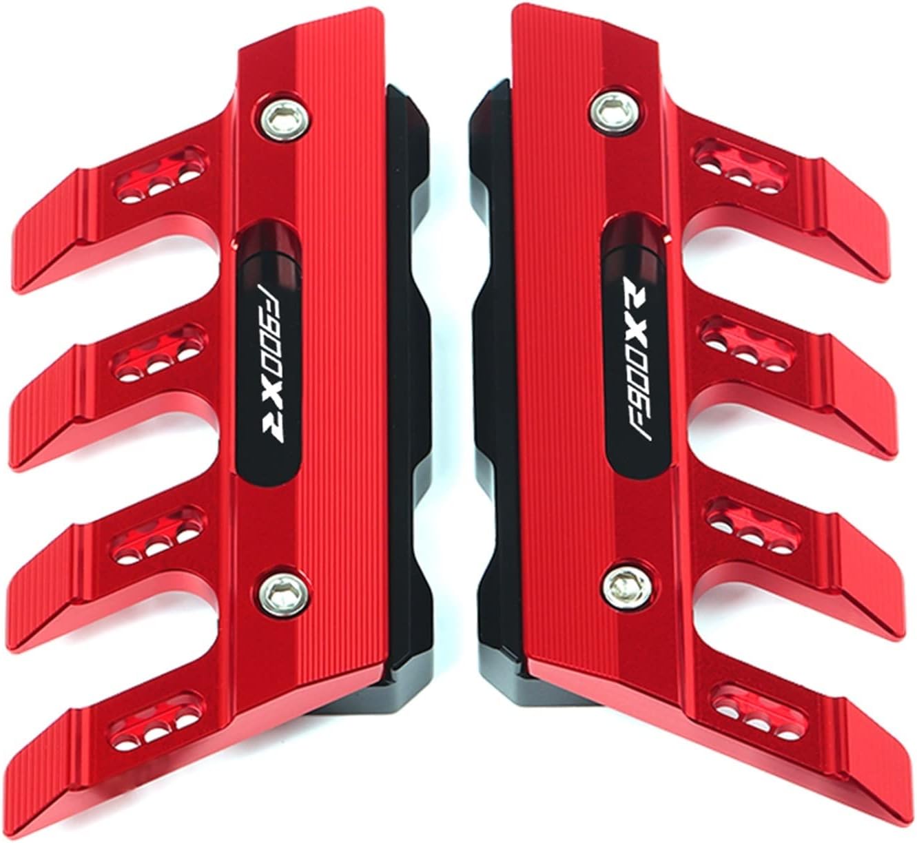 for BMW F900XR F900R F900 2019-2022 Motorcycle Mudguard Front Fork Protector Guard Block Front Fender Slider Accessories Side Guard CNC Aluminum Multiple Colour (Color : Red)
