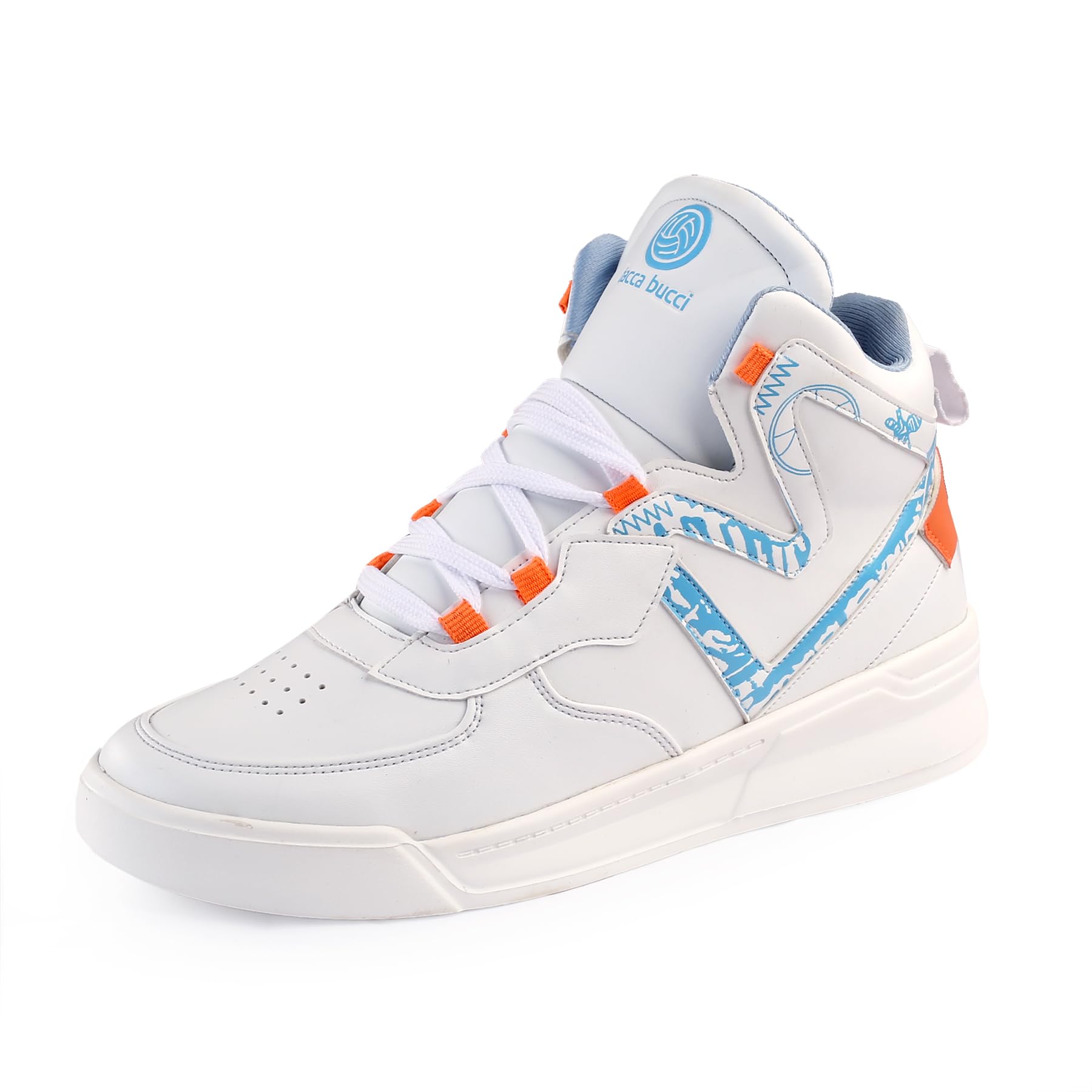 See full amazon price history chart for Bacca Bucci Skyline Chunk High-Top Street Fashion Flat-Sole Sneakers for Men|Athletic Yet Sleek, Futuristic Design-White Bacca Bucci Skyline Chunk High-Top Street Fashion Flat-Sole Sneakers for Men|Athletic Yet Sleek, Futuristic Design-White (B0CGMP2HCN) Amazon Price History, Amazon Price Tracker