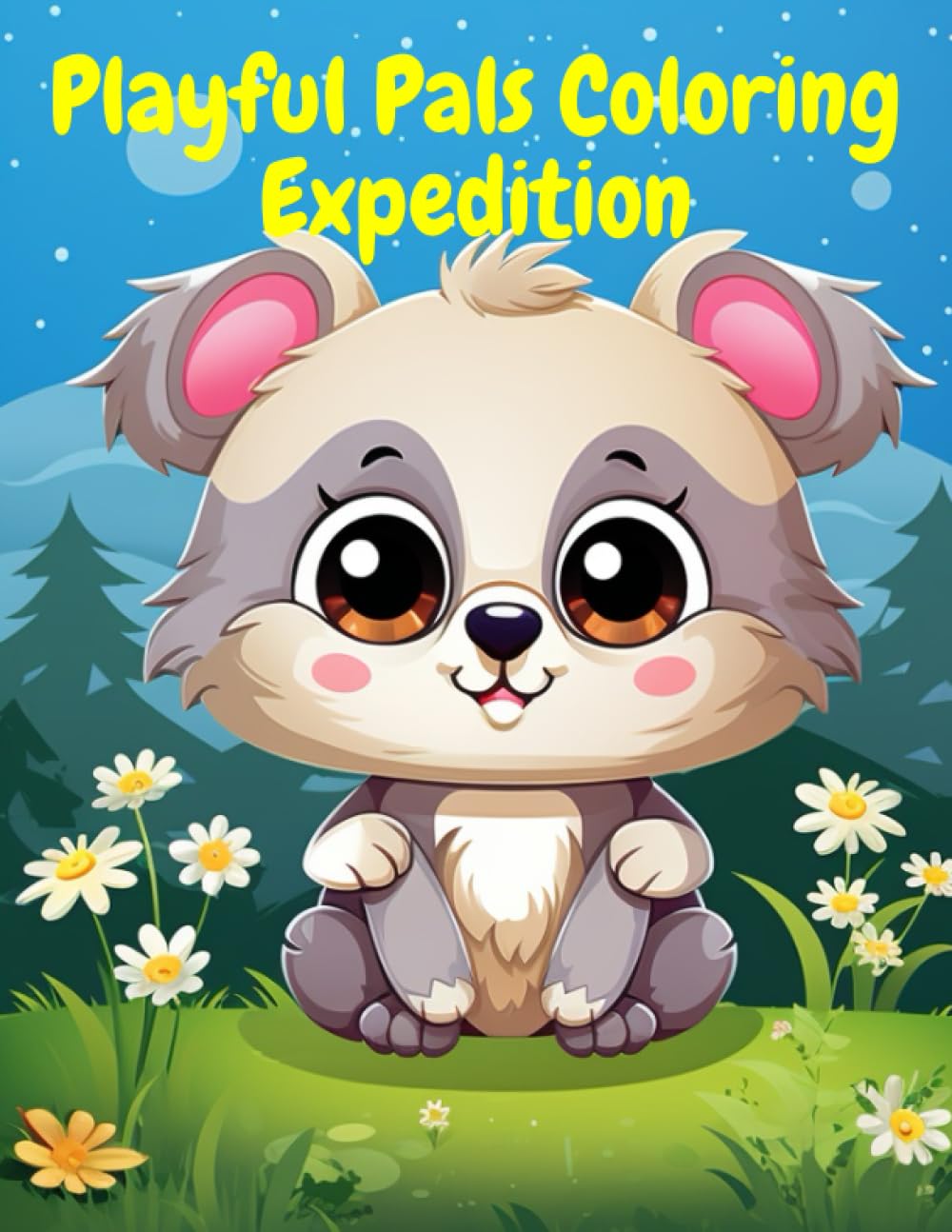Playful Pals Coloring Expedition: A Vibrant Coloring Book Adventure for Ages 4-8: Discover Joy and Creativity with Adorable Animal Companions