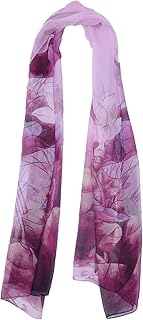 FRCOLOR 1Pc Elegant Lotus Silk Scarf for Women Lightweight Decorative Wrap Shawl Versatile Thin Fashion Accessory for Year...
