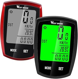 BESPORTBLE Bicicleta Estatica Para Ejercicios Monitor De Computador De Bicicleta Mountain Bike Computador De Ciclismo Cronômetro De Bicicleta Hodômetro De Bicicleta Velocímetro Equipamento