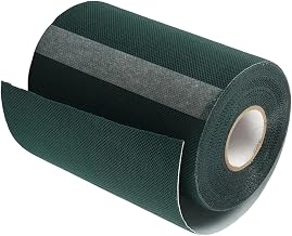 LKXHarleya Cinta autoadhesiva para Juntas de alfombras, 15 cm x 10 m, para césped Artificial de Exterior, Color Verde
