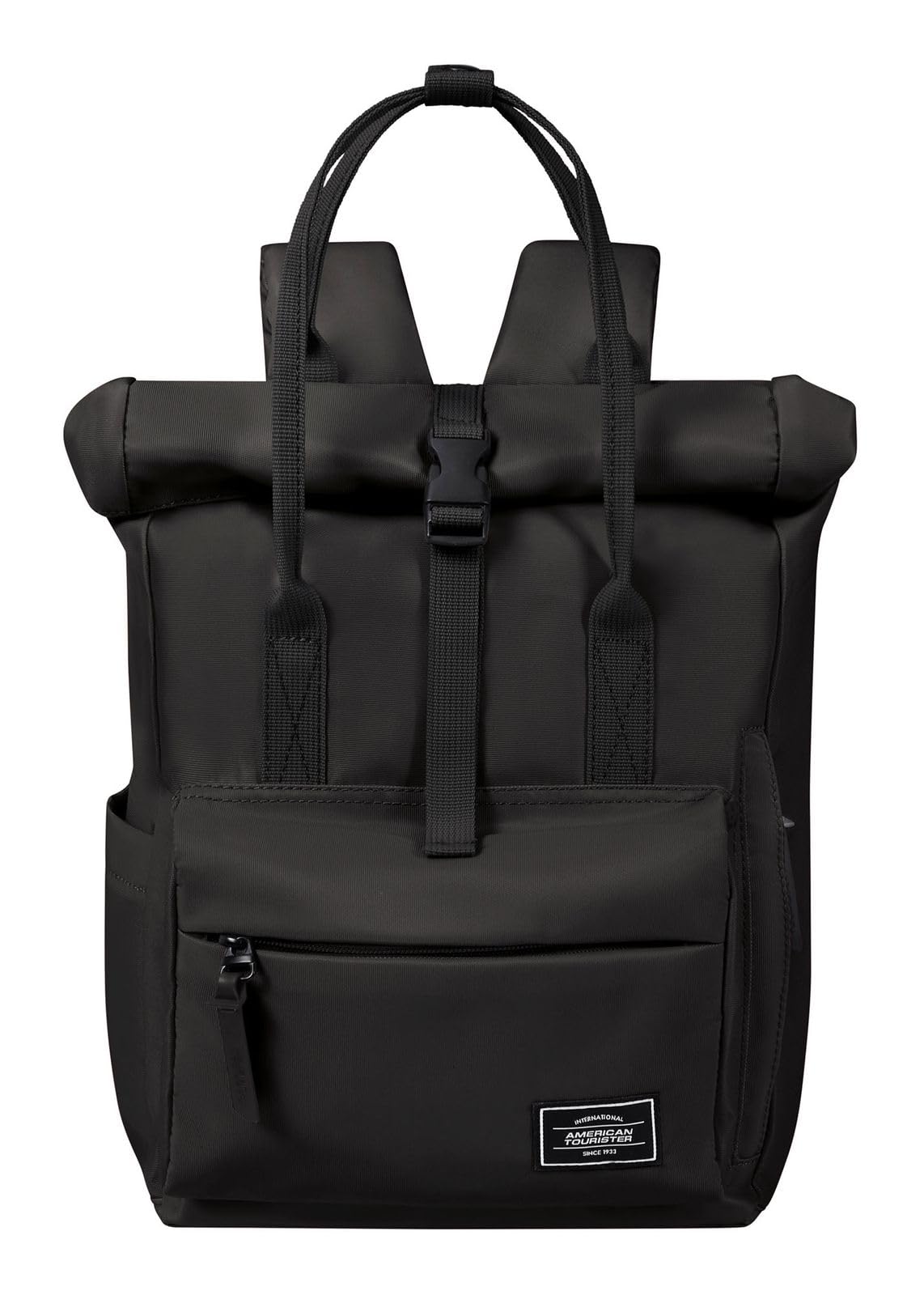 American Tourister Urban Groove UG16 - Mochila Mujer 36 cm - Mochila Urbana Ligera con Gran Espacio de Almacenamiento, Perfecta para Ciudad & Uso Diario - 17L - Negro