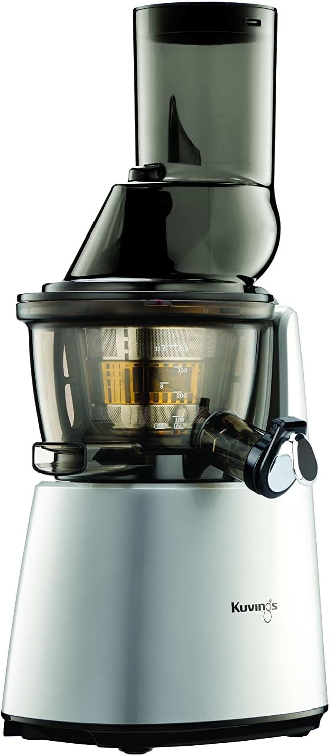 Whole Slow Juicer Elite C7000S - Higher Nutrients and Vitamins, BPA-Free Components, Easy to Clean, Ultra Efficient 240W, 60RPMs-Silver, 25
