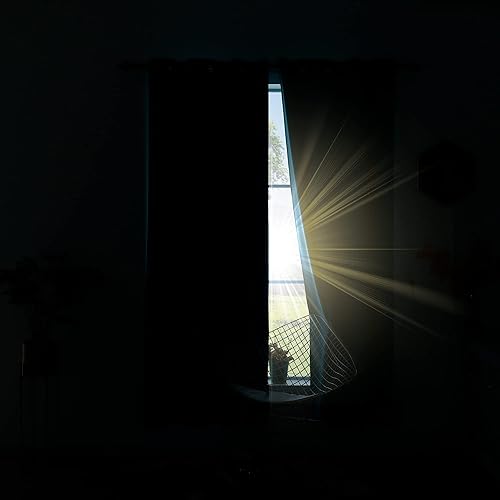 Miniatura 5 de Cortinas doradas para sala de estar, 42 x 84 pulgadas de largo.