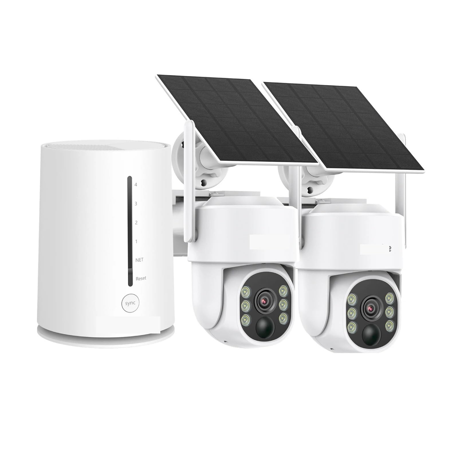 Telecamere di Sicurezza solari da 4 MP 4CH Wireless