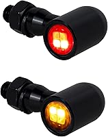 QUASCO Universal Rear LED Motorcycle Turn Signals Mini Brake Tail Light Blinkers for Harley Honda Kawasaki Yamaha Suzuki Triumph