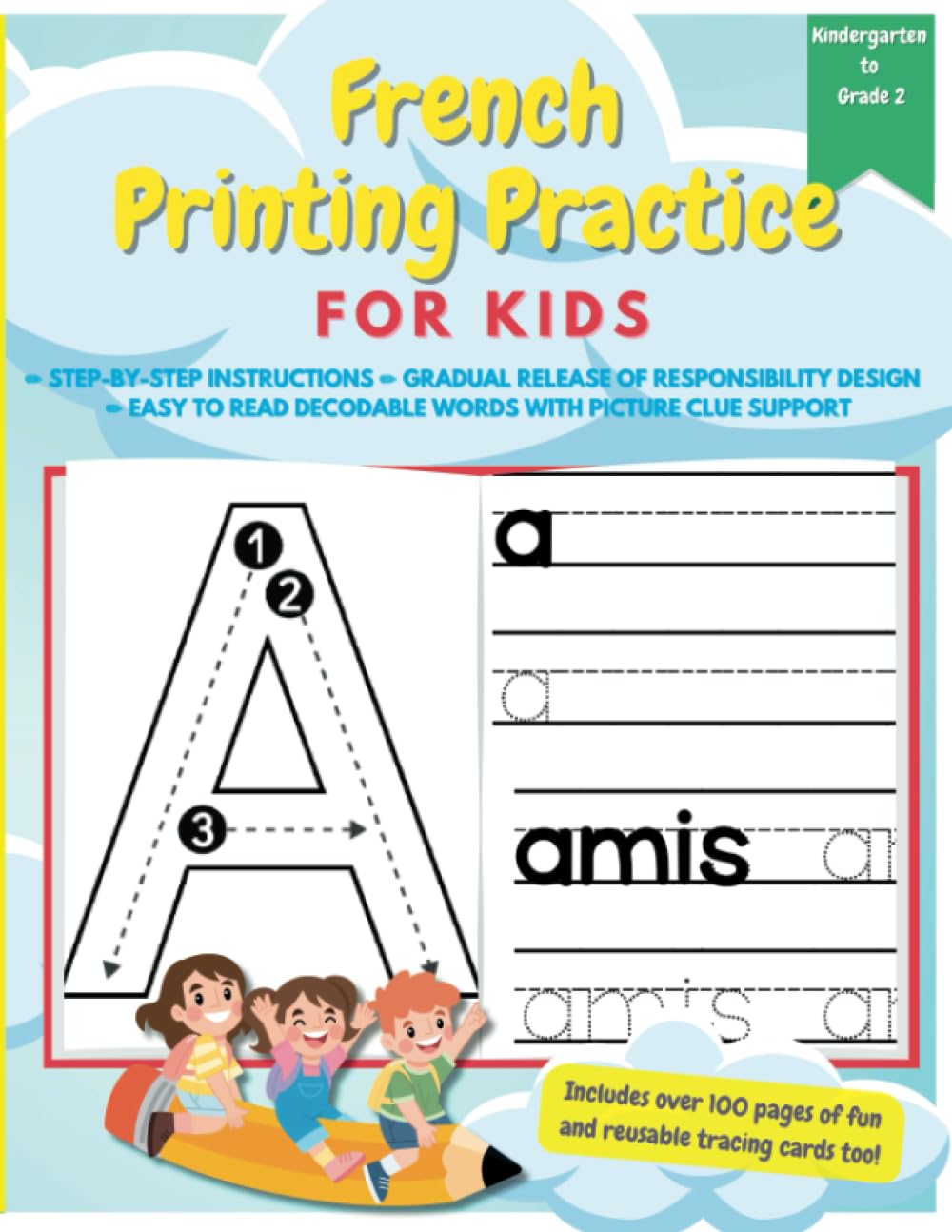 French Printing Practice for Kids