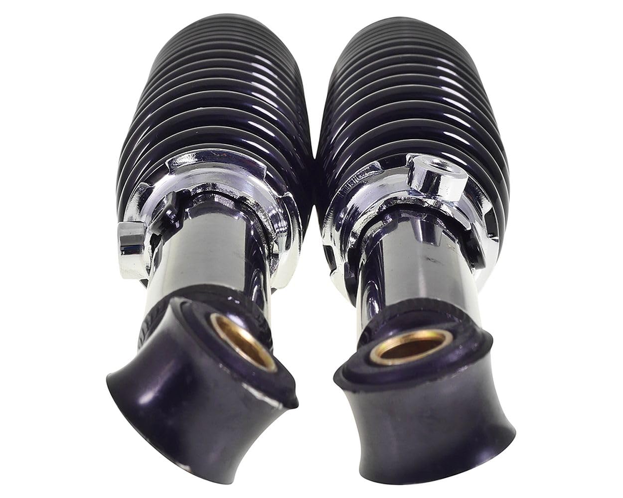 2EXTREME juego amortiguadores 320 mm ajustables negros compatible con Puch Condor 50 2T AC, Maxi S/N 50 2T AC – suspensión mejorada