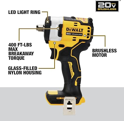 Miniatura 6 de DEWALT DCF911B 20V MAX* 1/2" Impact Wrench with Hog Ring Anvil (Tool Only)