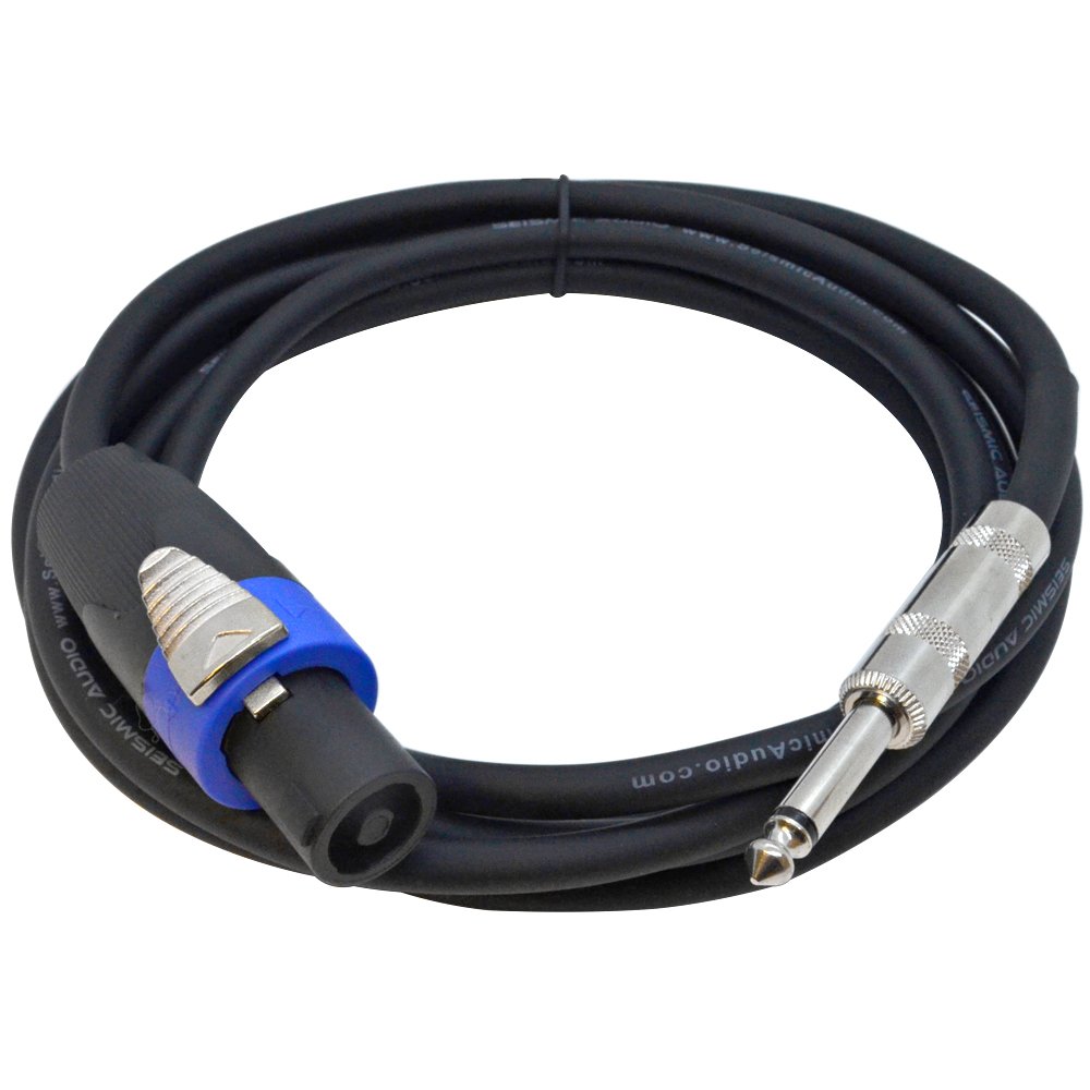 Câble Speakon vers Jack 1/4 Seismic Audio évite coupures de son haut-parleur - 6