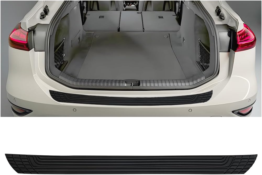 Osilly Car Rear Bumper Protector, 41 x 3.4 Inch Anti-Scratch Rubber Vehicle Trunk Door Entry Guard, Automotive Interior Trunk Protection Strip Accessories, Universal for SUV, Sedan, Truck