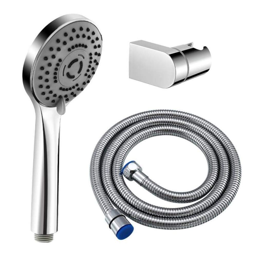 Doccia Portatile, Rubinetto di Doccia Spa Rotonda Set da 3 Pezzi Set da Doccia in Rame scaldabagno