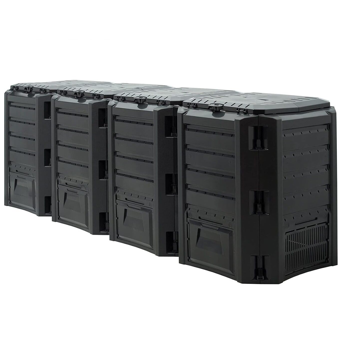 Modular Garden Composter Bin Thermal Organic Fertilizer Compost System, Multiple Models Available for Efficient Outdoor Composting (1600 Litres Composter)