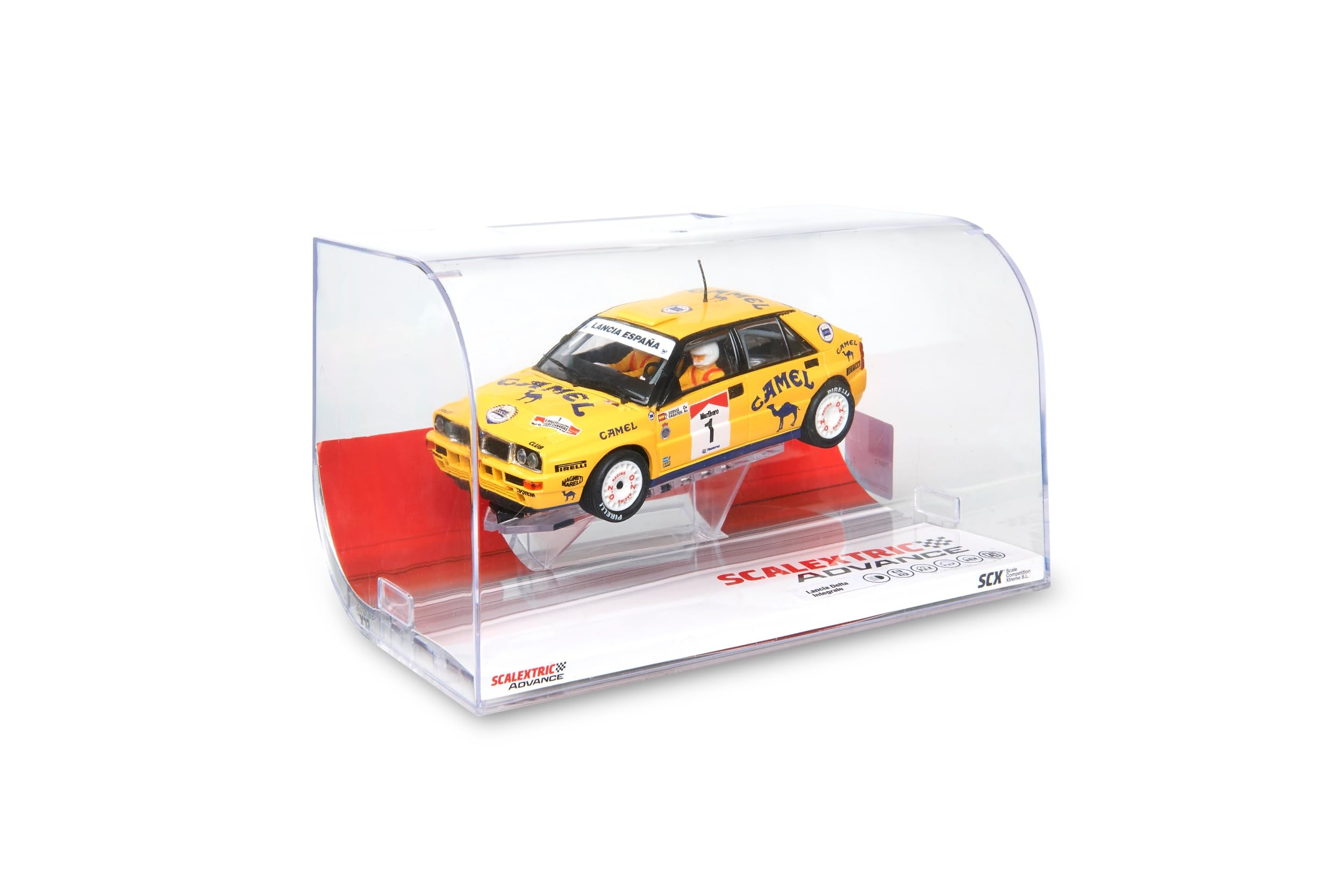 SCALEXTRIC - Coche de Carreras Advance - Coche Slot Escala 1:32 (Lancia Delta Integrale - Servià'88)