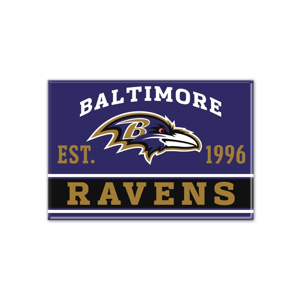 Magnet Baltimore Ravens NFL aimant métal WinCraft pour bureau