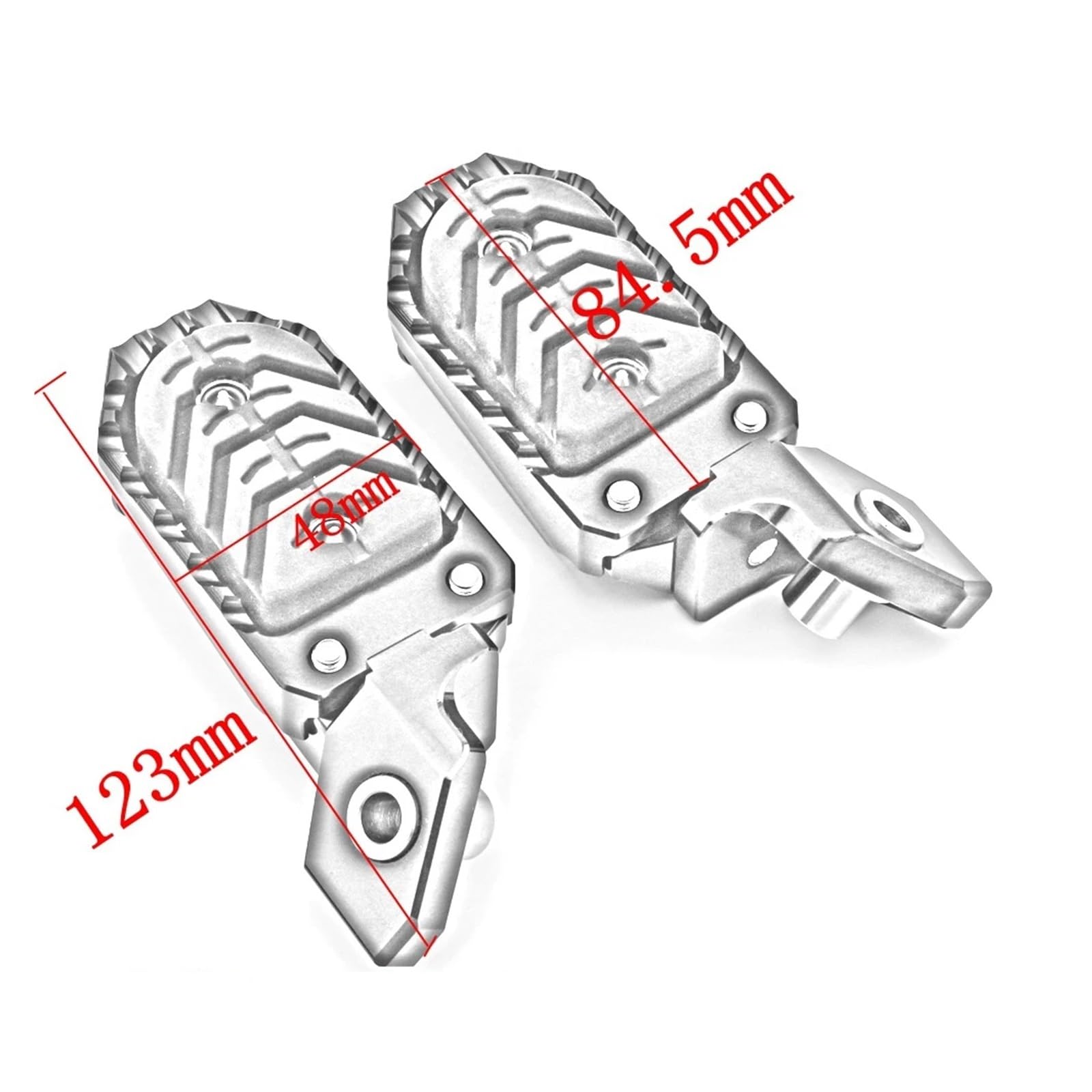 Reposapiés para B&MW para 1200GS R1250GS para LC para ADV R 1250 para GS para A&dventure 2014-2023 Reposapiés Ajustable Delantero Trasero Giratorios Pasajeros Pedales Pies Moto