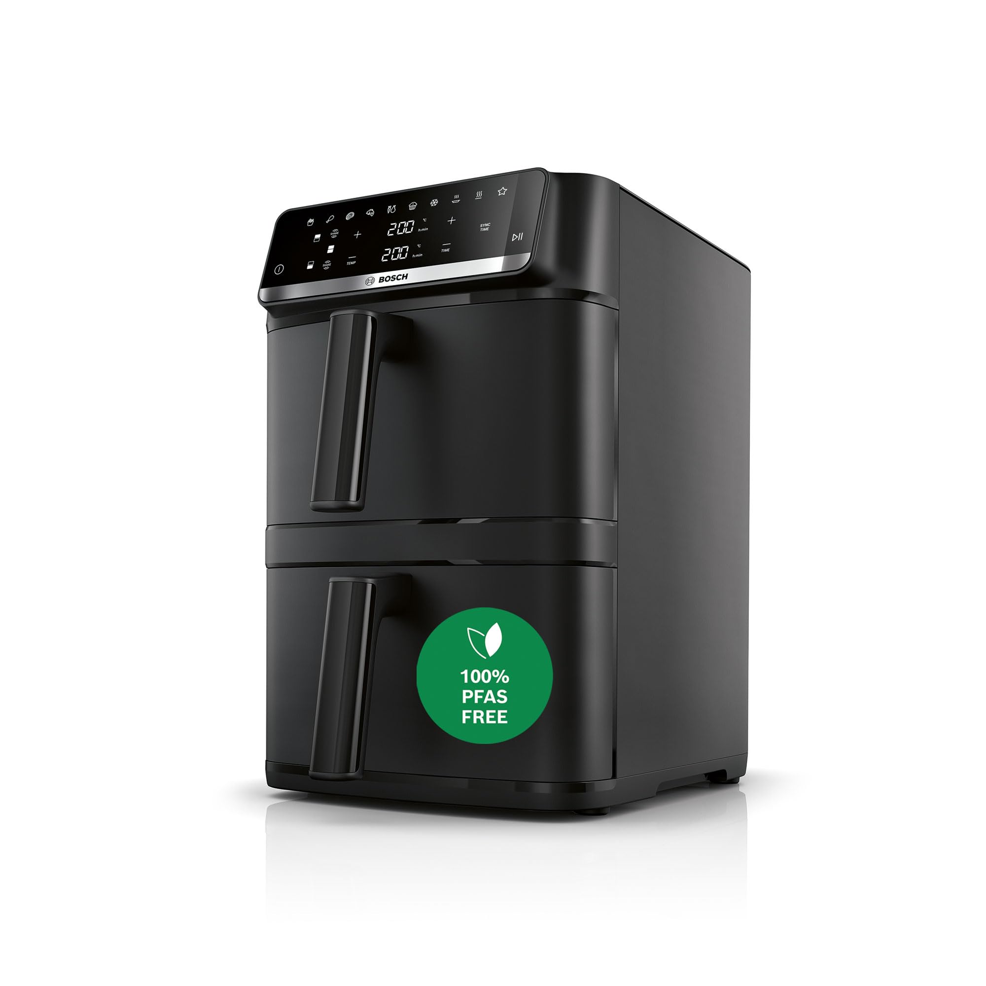Bosch Series 6 Air Fryer, XXL Double Stack, 12L Capacity, MAFD661B0G, Black