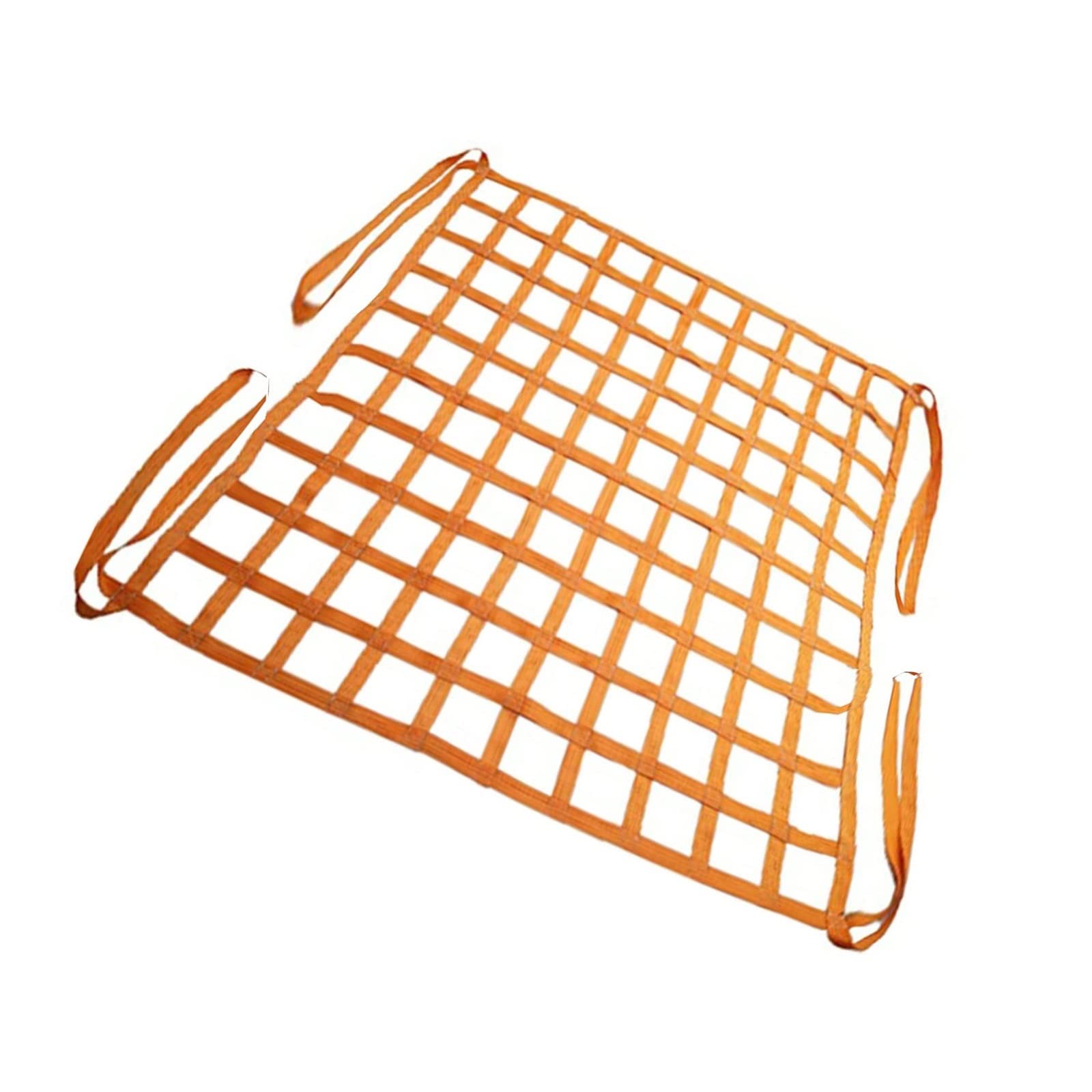 Red de Carga - Eslinga de poliéster Naranja de Alta Resistencia, 1,5 x 1,5 m, para Escalada y suspensión, soporta de 0,3 a 3,5 toneladas, Ideal para Transporte y Almacenamiento de Carga.