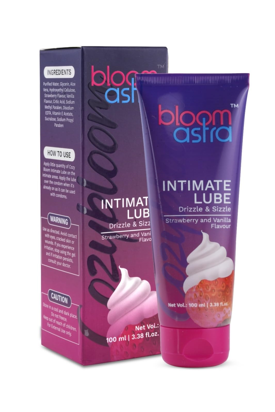 Strawberry Vanilla Flavoured Massage Gel (100 ML)-image-34