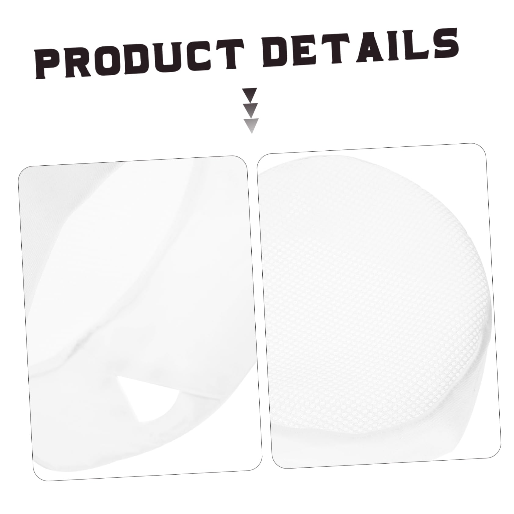 COSMEVIVI 2pcs Unisex Chef Hat Working Hat for Cooks Comfortable Material for Chefs and Waiters Restaurants and Cafes White