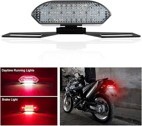 30 luces LED traseras de motocicleta, luces traseras LED impermeables, DRL, luces de matrícula, luces de freno, modificado universal para Harley,