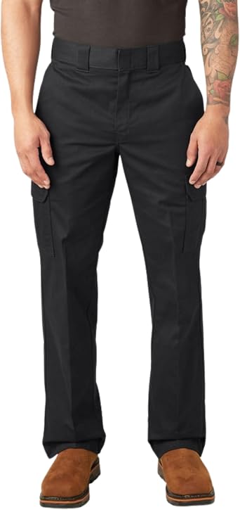 Dickies Mens Relaxed Straight Leg Cargo Work Pant