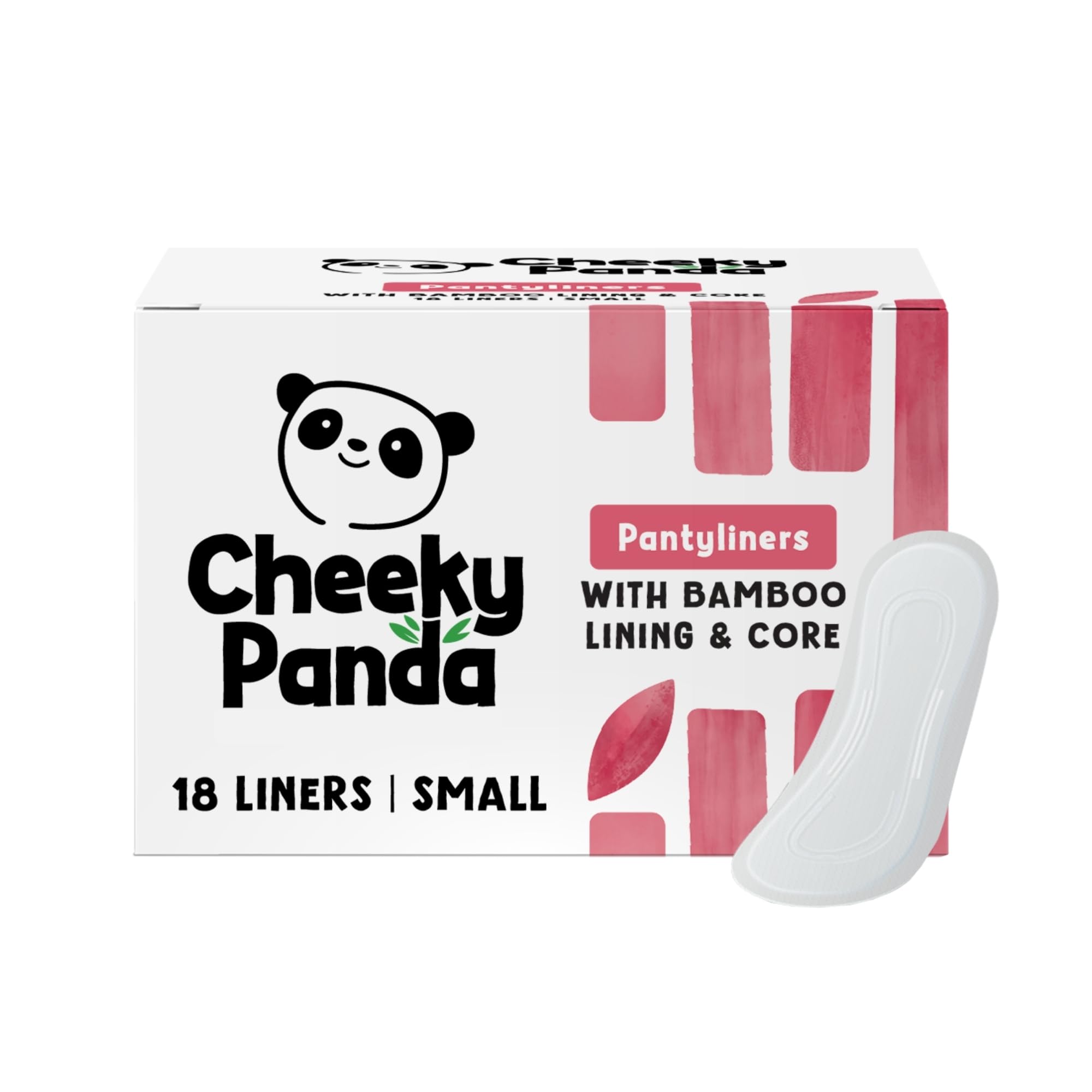 The Cheeky Panda Liners Bamboo Sanitary Pads Pack Of 18