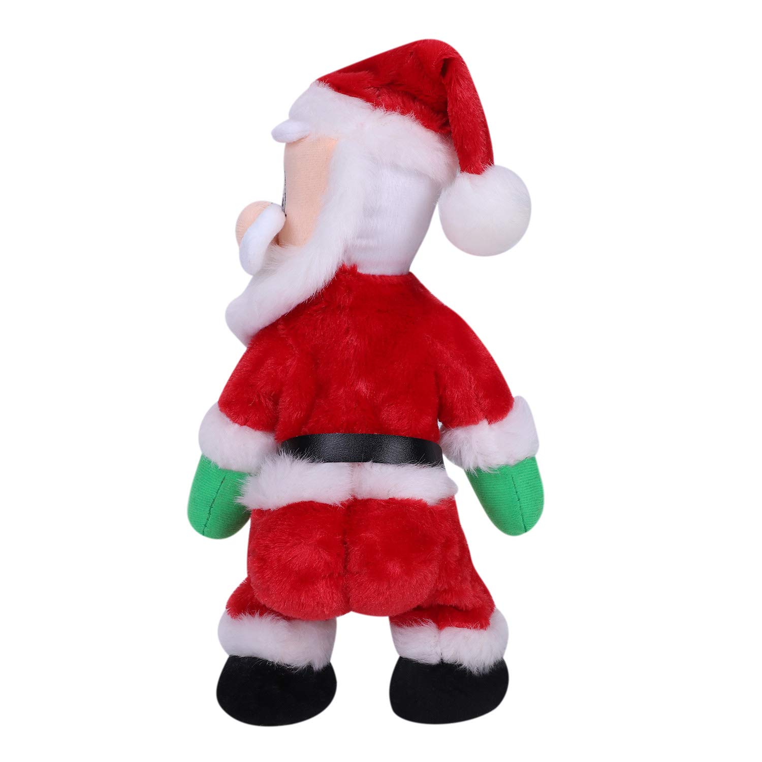 ITODA Twerking Santa Claus Singing Dancing Christmas Electric Santa Claus Toy Red Christmas Figurine Stuffed Plush Doll Music Toy Figure Toy for Kids - Image 4
