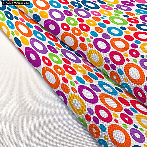 Image of ArtzFolio Colorful Circles D1 | Reusable Sack Bag | Bag for Gym, Storage, Vegetable & Travel