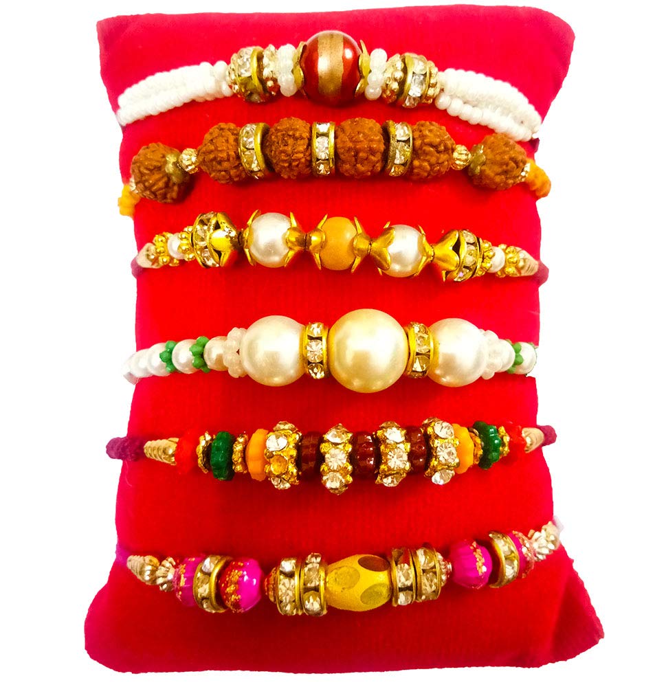 DMS RETAIL Elegant Rakhi for Brother (8-9-42-44-47-E)