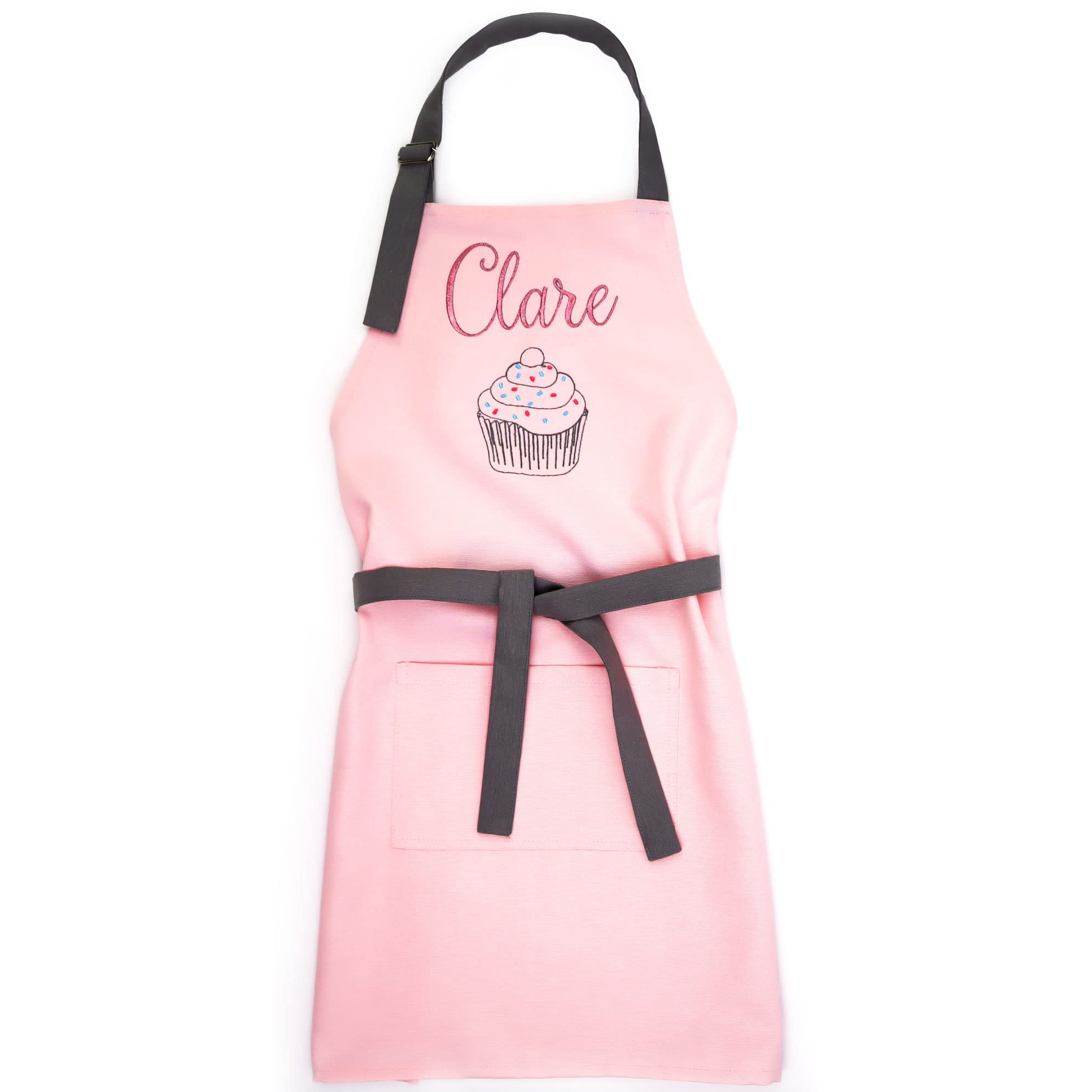Kitchen Apron for Cooking Personalized Men and Women Chef Apron and Hat Baking Kitchen Cotton with Pockets