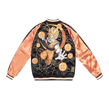 オレンジドラゴン刺繍スカジャン Amazon.co.jp: [GZA1way] 孫悟空 そんごくう スカジャン