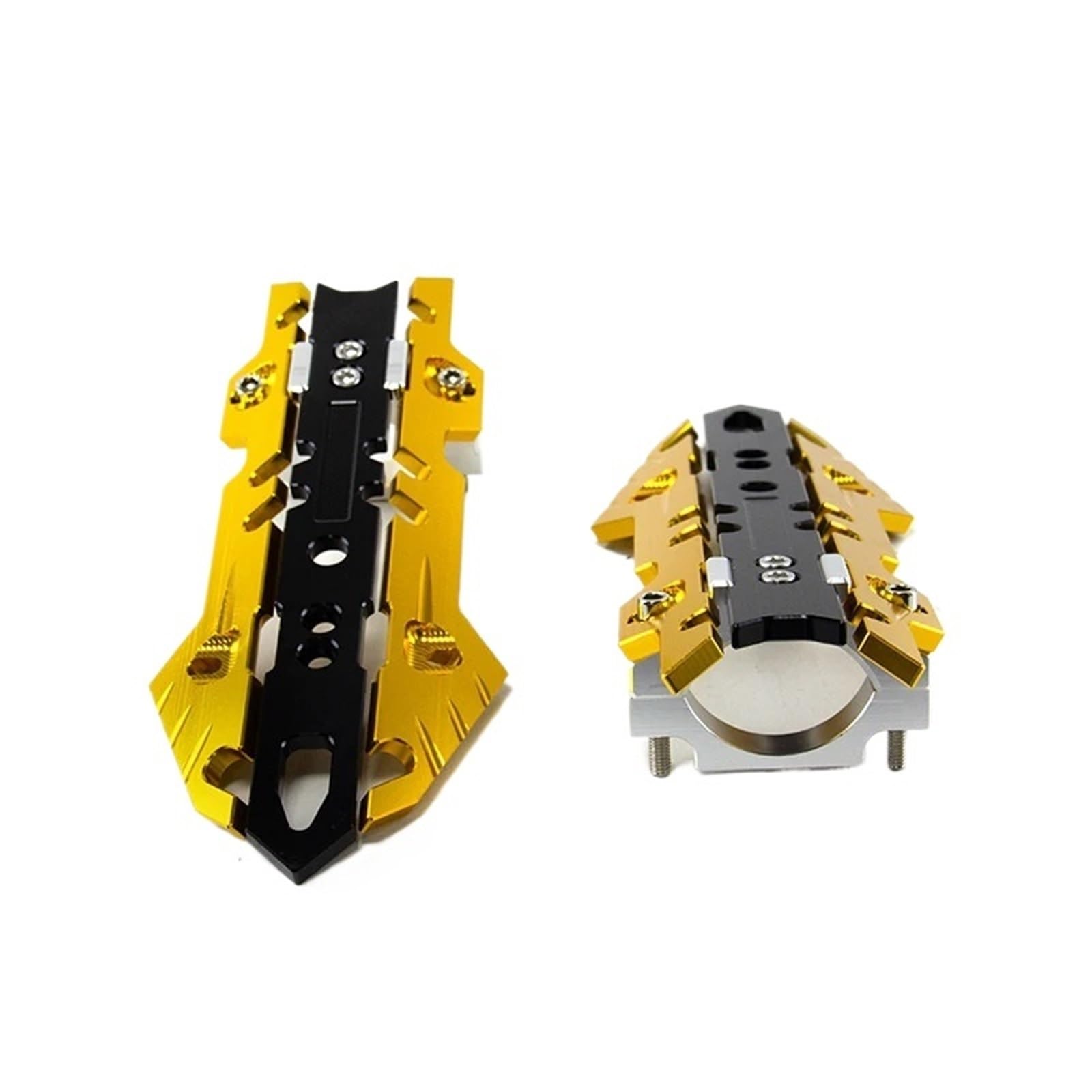 Motociclette copriforcelle Misura per BMW per Honda per Suzuki Copri forcella ammortizzatore anteriore 35-53mm(Red)