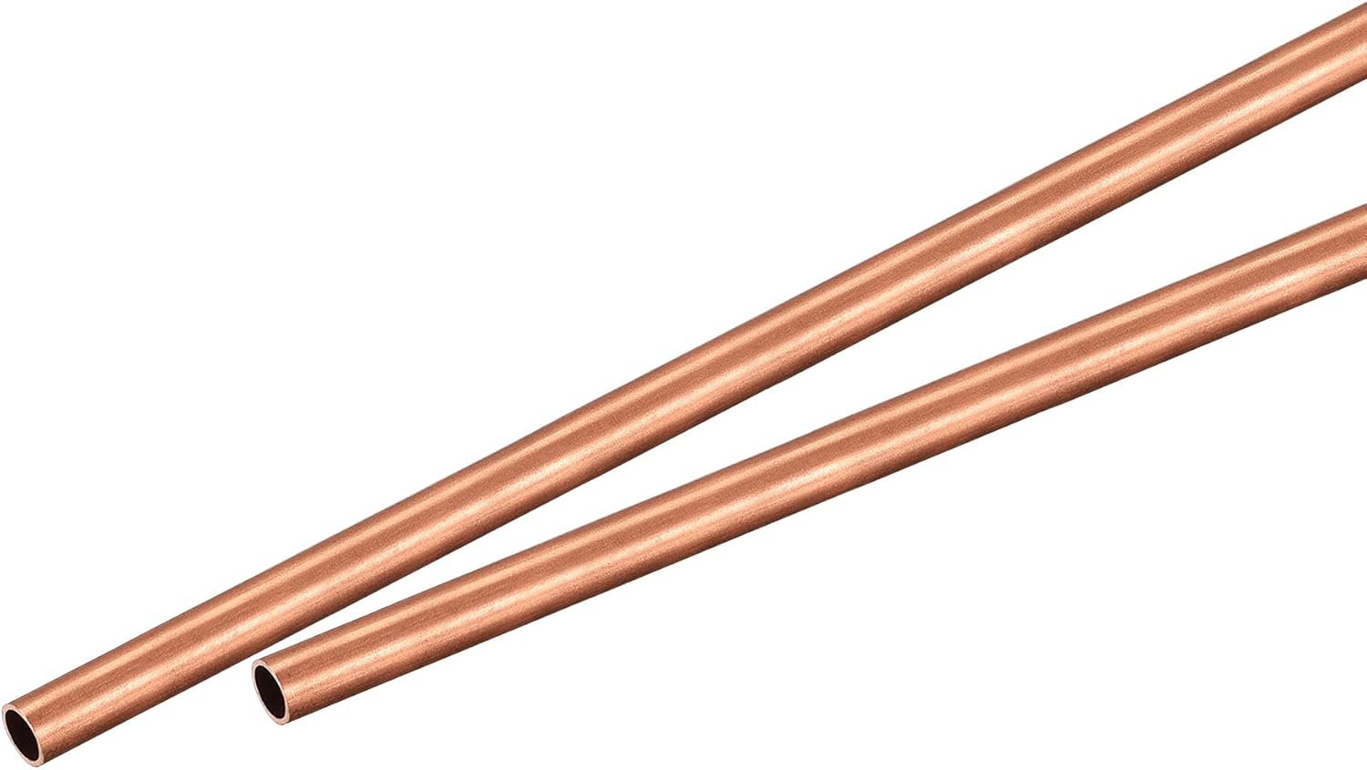 uxcell Copper Round Tube 3mm OD 0.25mm Wall Thickness 300mm Length Pipe Tubing 2 Pcs 3mm x 0.25mm x 300mm INCOMPLETE